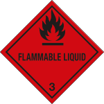 6444D - Cartello trasporto merci FLAMMABLE LIQUID (3)