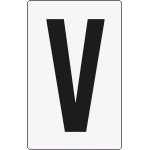 8679BN - Cartello lettera V
