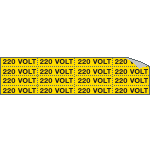 9107C - Foglio n.16 etichette adesive 220 VOLT