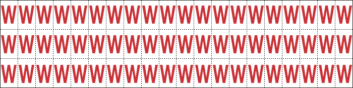 910W - Foglio n.60 etichette adesive B/R lettera W