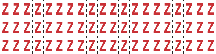 910Z - Foglio n.60 etichette adesive B/R lettera Z