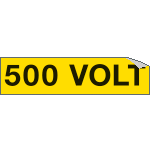 9111A - Foglio n. 1 etichette adesive 500 VOLT