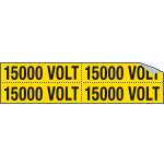 9115B - Foglio n. 4 etichette adesive 15000 VOLT