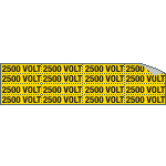9140C - Foglio n.16 etichette adesive 2500 VOLT :