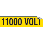 9142A - Foglio n. 1 etichette adesive 11000 VOLT
