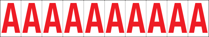914A - Foglio n.10 etichette adesive B/R lettera A