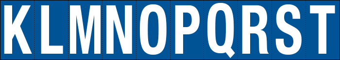 924KT - Foglio n.10 etichette adesive B/B lett.da K a T