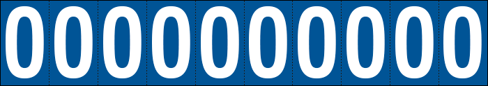 924O - Foglio n.10 etichette adesive B/B lettera O