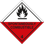 9454C - Etichetta adesiva SPONTAN.COMBUSTIBLE (4)