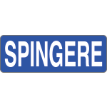 9604AB - Foglio n. 1 etichette adesive fondo blu SPINGERE