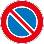 9635B - Etichetta adesiva Divieto di sosta