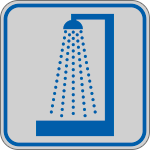 9664B - Etichetta argento simbolo SALA ATTREZZATA....