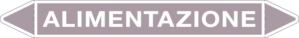 99202B - foglio 5 elichette per tubazioni fondo viola ALIMENTAZIONE