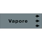 99B951NDD - Foglio da 5 etichette " VAPORE " destra