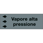 99C560NDS - Foglio da 5 etichette "VAPORE ALTA PRESSIONE"sinistra