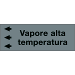99C570NDS - Foglio da 5 etichette "VAPORE ALTA TEMPERATURA" sinistra