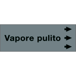 99C610NDD - Foglio da 5 etichette "VAPORE PULITO" destra