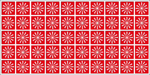 9M1510 - Foglio 50 etichette simbolo allarme antincendio