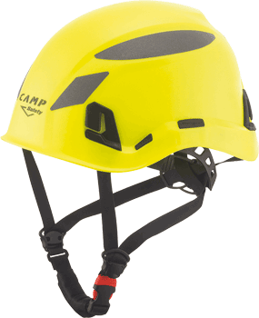 ANCE0747HV - elmetto dielettrico con sottogola GIALLO FLUO EN397 e EN50365 classe 0