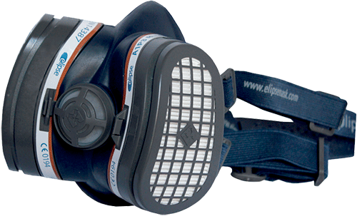 APS503 - semimaschera GVS completa di filtri A1P3 RD sostituibili tg. M/L