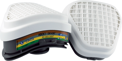 APSF497 - coppia di filtri A2P3 RD ricambio x semimaschera APS496