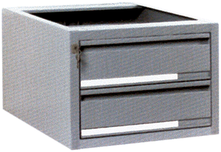 ARBC62 - cassetiera pensile con 2 cassetti per tavoli da lavoro