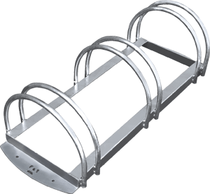 ASR002 - Portabiciclette 3 posti