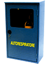 AST8550 - Armadio per autorespiratore verniciato blu