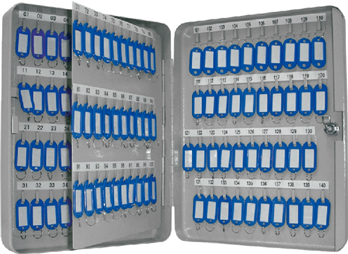 ASTC140 - Cassetta portachiavi in metallo verniciato per 140 chiavi