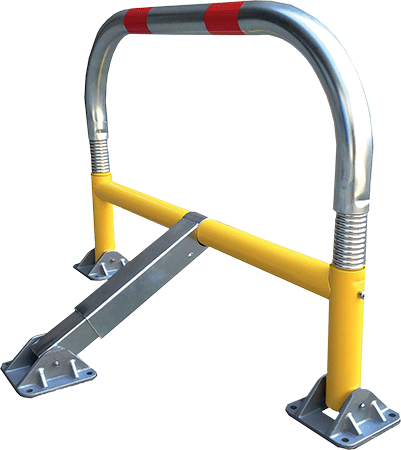 ASV650Y - archetto dissuasore di sosta con molla per evitare danni alle auto