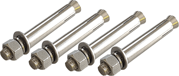 BARV316F - 4 viti per fissaggio al suolo di BARV3168 e BARV3169