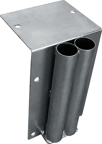 BARV43DB - bussola per bordi doppia per barriera d.mm 40
