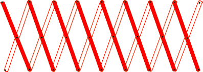 BES300 - Solo barriera estensibile aperta non rifrangente