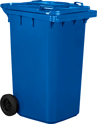 BIC0240B - Cassonetto mobile portarifiuti da litri 240 BLU