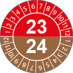 CBC18723 - fg.da 10 bollini identificazione 23-24 6/V
