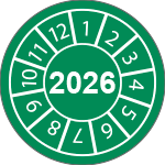 CBC28826 - fg.da 10 bollini identificazione 2026 VERDE