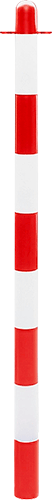 CN113 - Solo paletto PVC bianco / rosso altezza  110 cm