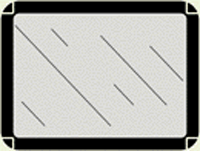 CNC3045 - Cornice portacartello polietilene nera