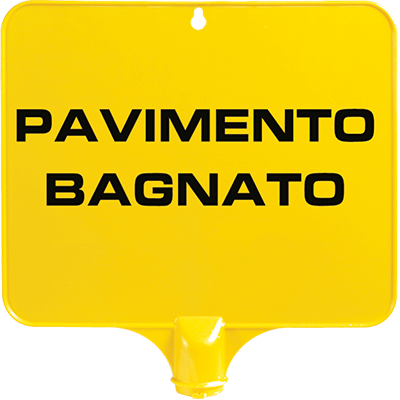 CNP241 - tabella "attenz.pavimento bagnato" per CNP8634