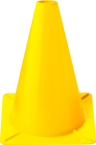 CO86 - Cono segnale polietilene giallo