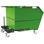 COM220G - benna porta rottami 1000lt (smontata)mm1500x1155x1133