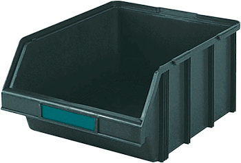 CPLC243S - contenitore a bocca di lupo colore grigio