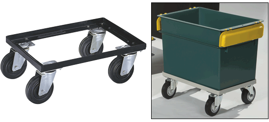 CPLC278 - carrello 4 ruote per contenitori multiuso 600x400