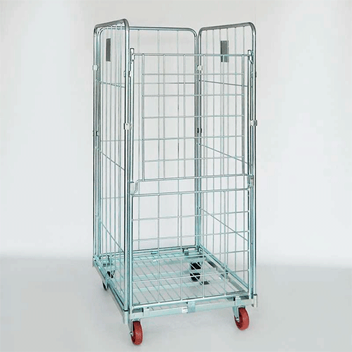 CPLS60 - Contenitore standard in rete con ruote portata 31,5kg
