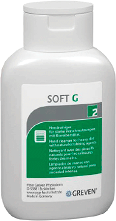 CRG020 - Crema detergente mani per sporco medio-forte SOFT G GREVEN da 250ml
