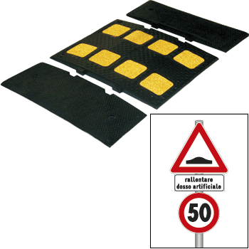 DAT350 - rallentatore velocita' h.3 cm. dim.50x60x3 cm per limite 50 km/h