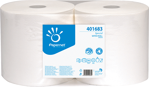 DCC7565 - Rotolo carta pura cellulosa 2 veli 738 strappi per portabobine