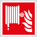 E15115X - Cartello antincendio lancia antincendio_naspo solo simbolo EN ISO 7010