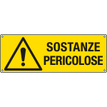 E17330K - Cartello pericolo sostanze pericolose