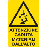 E1756Y - cartello pericolo caduta oggetti EN ISO 7010